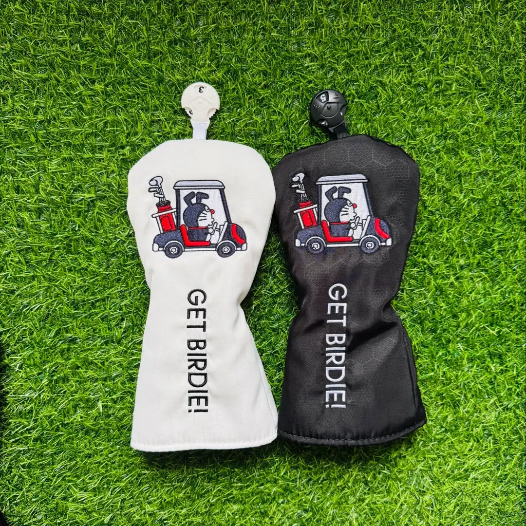 Thumbnail of New 2-piece set Doraemon golf club head covers for fairway woods *2