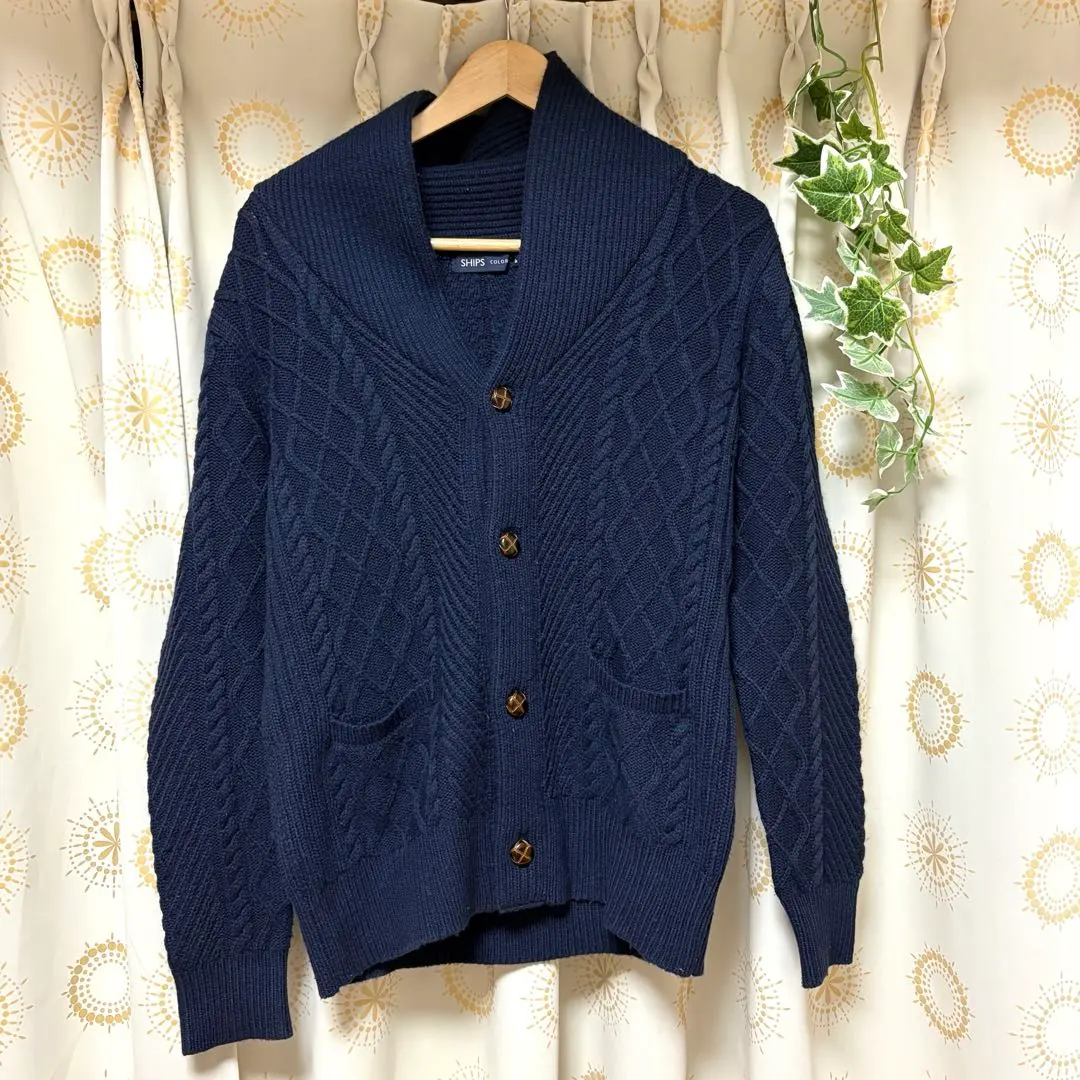Thumbnail of SHIPS Colors Knit Cardigan Navy Men's M Size