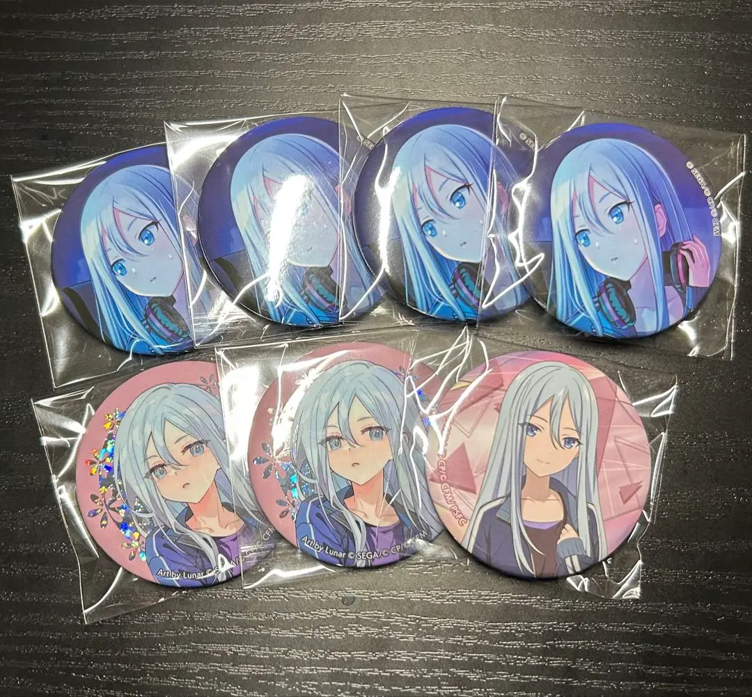 Thumbnail of Project Sekai, Kanade Yoisaki, can badge, can badge, Nico Nico Super Conference, glitter can, movie version, initial star