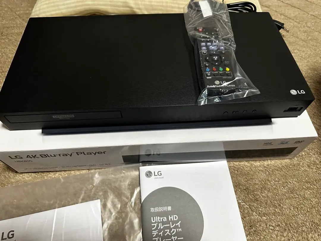 LG ブルーレイプレーヤー エレクトロニクス UBK80S 新品未開封 4Kブルーレイディスクプレーヤー「UBK80S」を順次発売