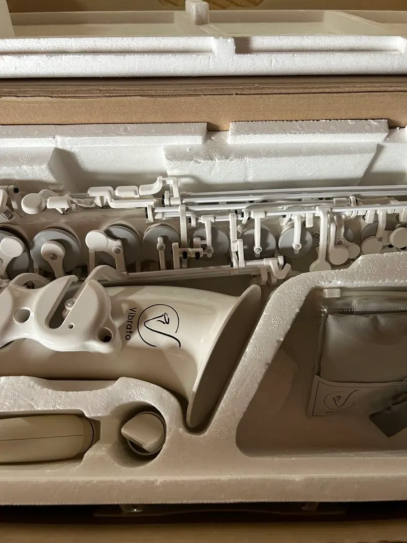 Vibrato ポリカーボネートサックス nudeII スケルトン Vibrato Saxophone A1 SIII ALTO Polycarbonate Waterproof