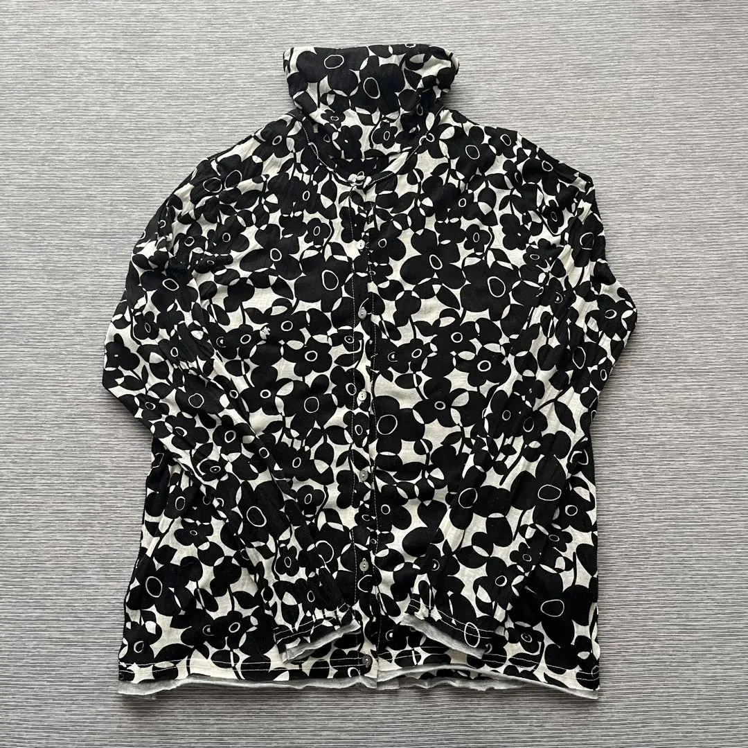 Thumbnail of Otto Collection Floral Cardigan & Turtleneck Set, Size M