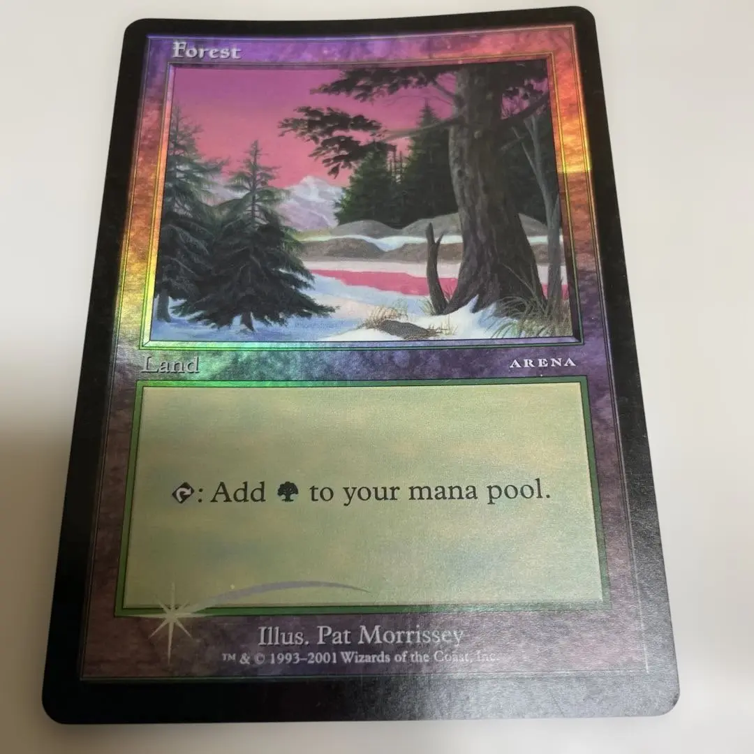 マジック：ザ・ギャザリング - 【MTG】森／Forest（USG）アリーナプロモ foil 3枚 MTG✨Arena League 1998 Promo FOREST FOIL (Urza's Saga)✨NM