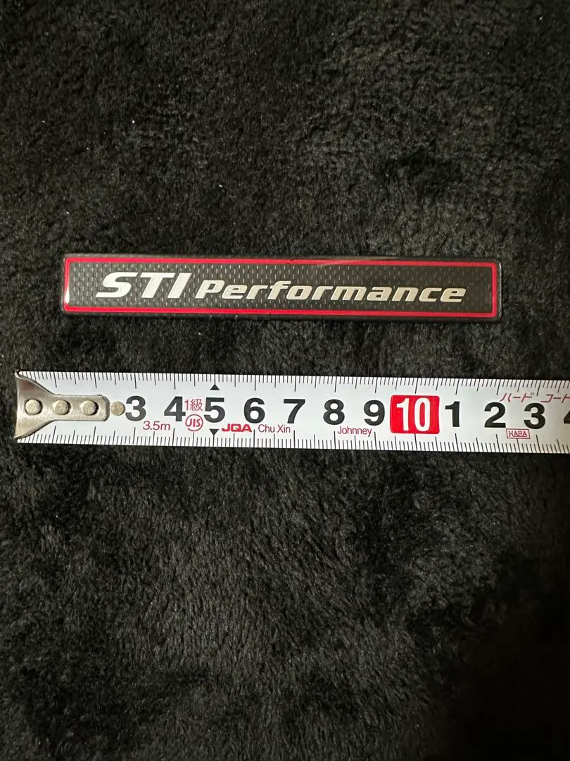 新品未使用　SUBARU STI パフォーマンス プレート　エンブレム 新品未使用SUBARU STI パフォーマンス プレートエンブレム