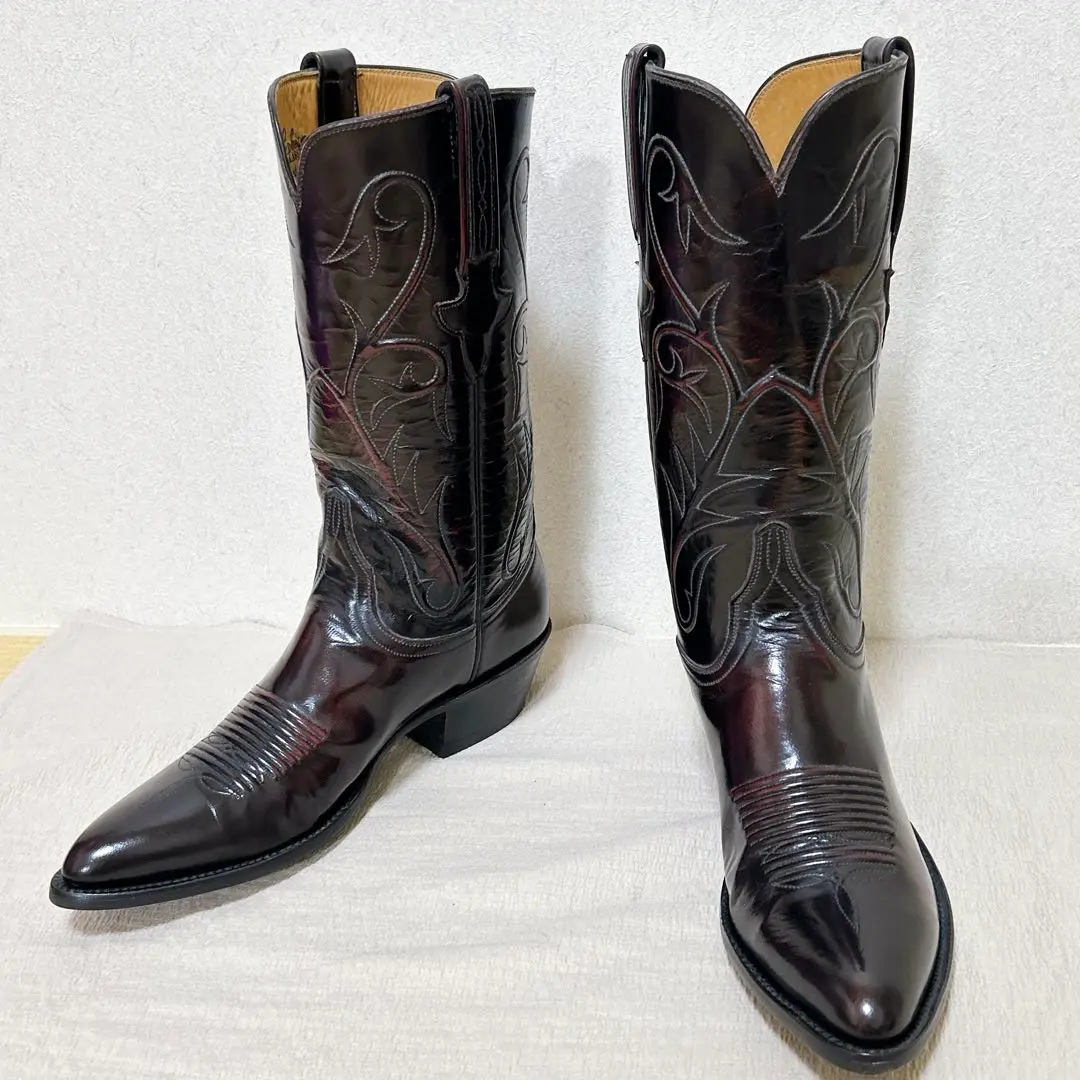2025年最新】LUCCHESE カラー：ブラック系 ウエスタンブーツの
