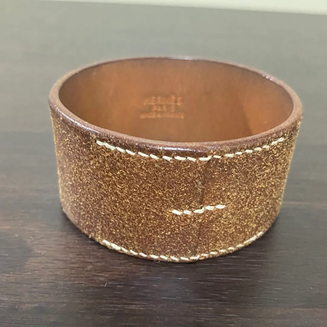 【HERMES】エルメス バングル　リストバンド ブラウン 美品 2025年最新】HERMES カラー：ブラウン系 バングル・リストバンド