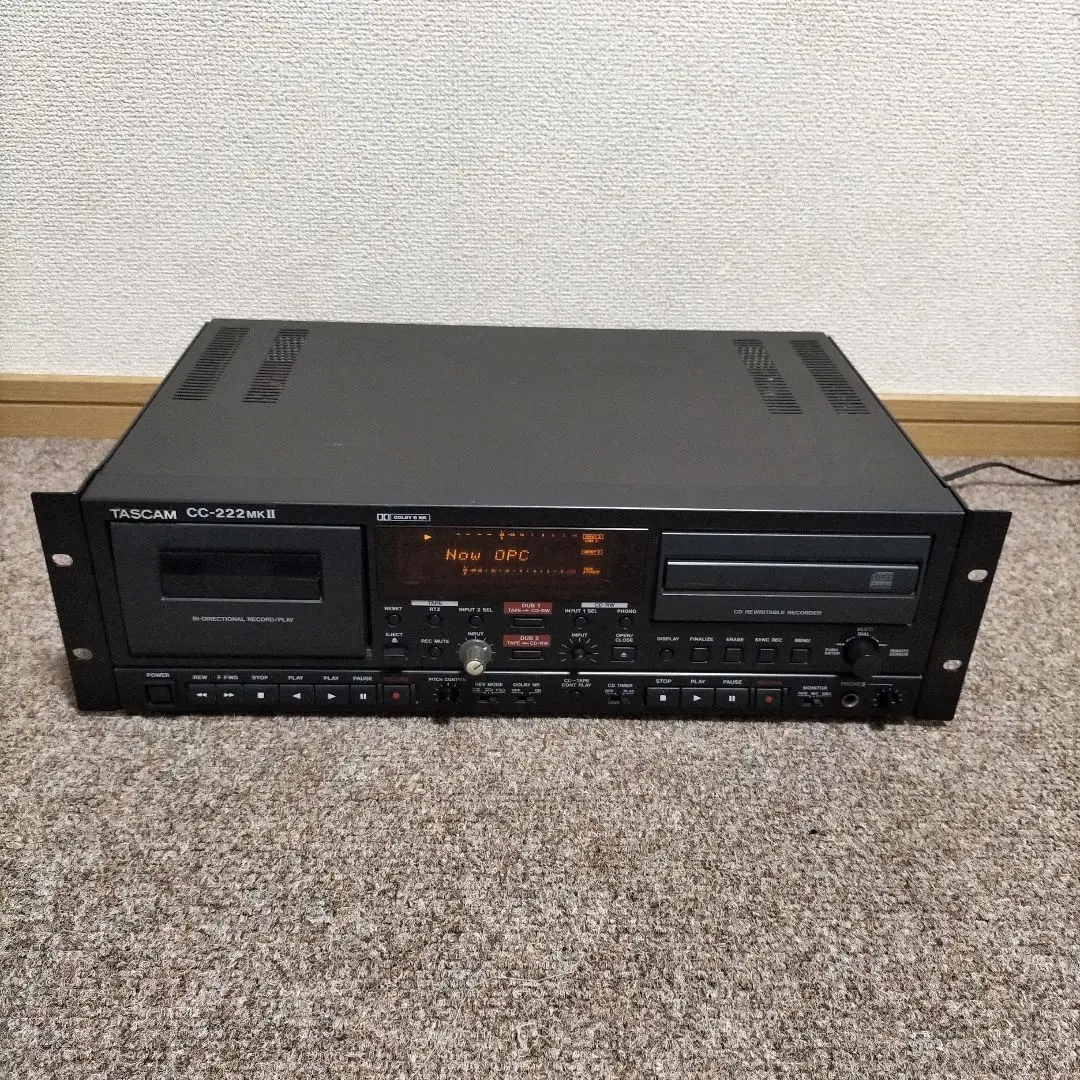 TEAC TASCAM CDレコーダー カセットデッキ CC-222MK4 Amazon.co.jp: TASCAM CDレコーダー/カセットデッキ 業務用 CC
