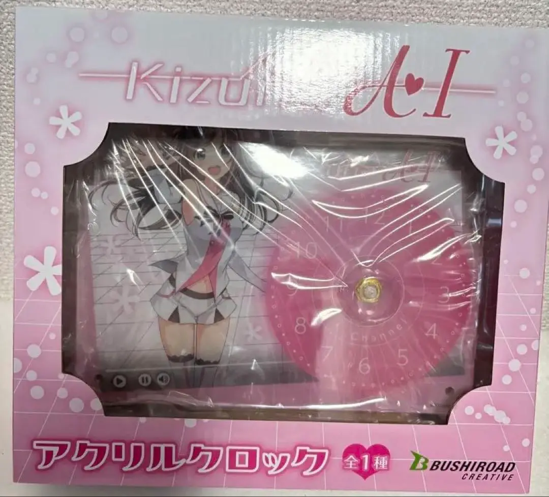 Kizuna AI － キズナアイ － アクリル時計 キズナアイ アクリルクロック｜景品情報｜ブシロードプライズ