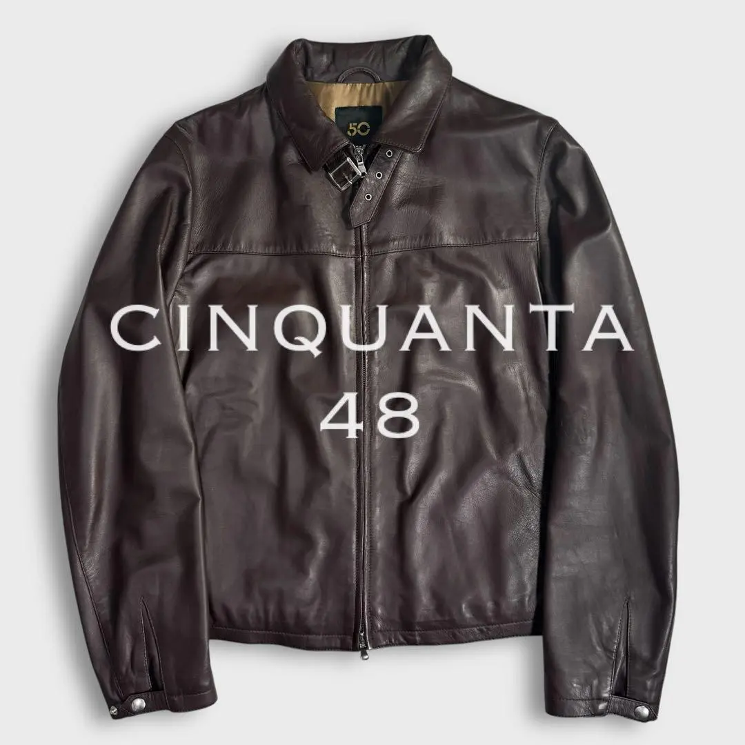 価格：￥180,000+税 CINQUANTA レザージャケット 価格：￥180,000+税 CINQUANTA レザージャケット