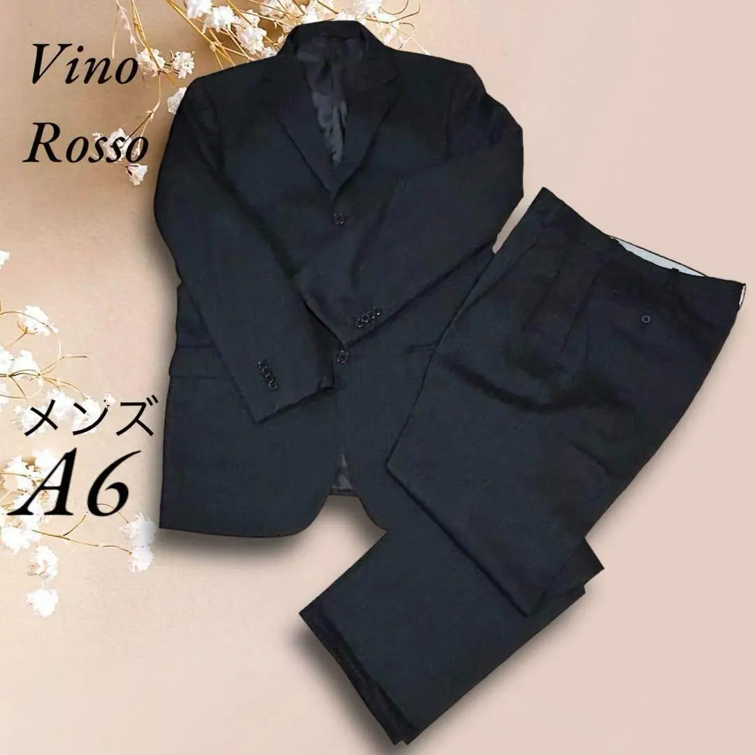 タグ付き新品未使用✨ヴィーノロッソ　セットアップ　防シワ　ダークグレー　A5 2025年最新】Vino Rosso スーツの人気アイテム - メルカリ