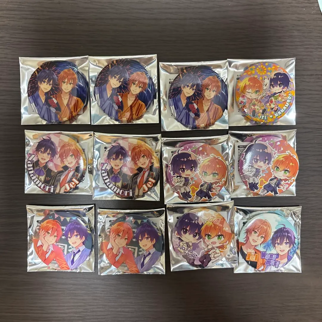 Thumbnail of Strawberry Prince Nana and Jel can badges