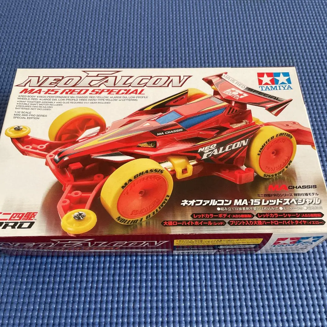 (未使用･未開封品)　タミヤ ミニ四駆PROシリーズ 特別限定モデル ネオファルコン MA-15 レッドスペシャル kmdlckf タミヤ 1/32 ミニ四駆PROシリーズ ネオファルコン | タミヤ