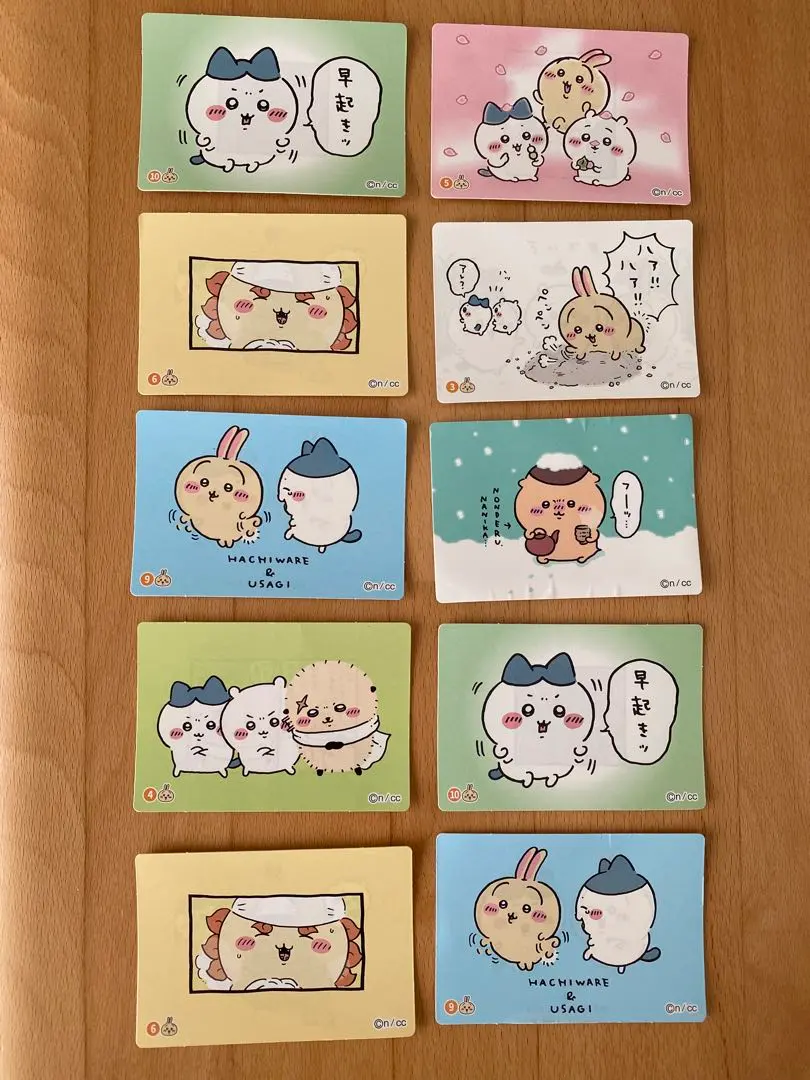 Thumbnail of Chikawa Sausage Card Stickers - 10 pieces