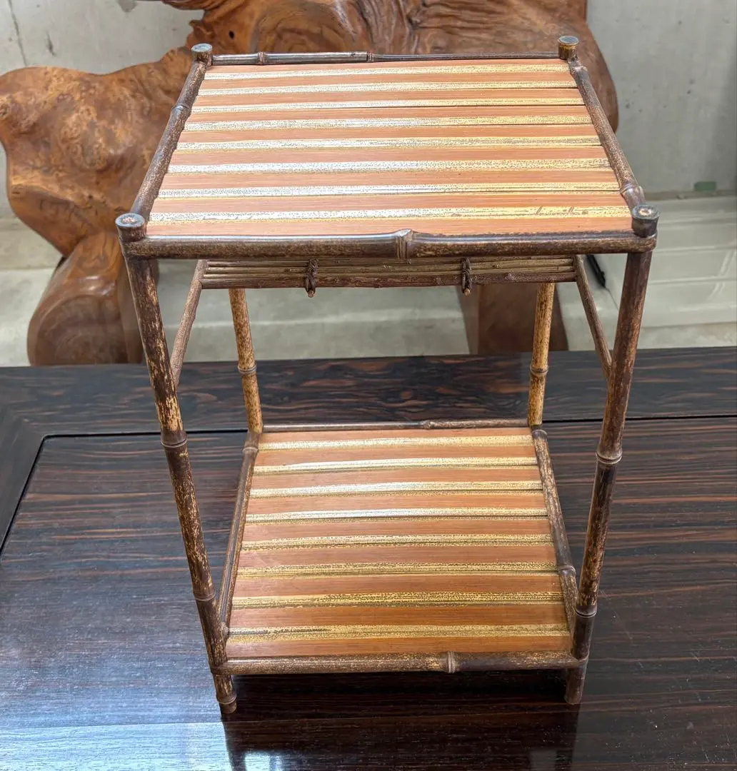 竹製 綾瀬棚 茶棚 煎茶棚 飾棚 / 茶道具 煎茶用 綾瀬棚（本体のみ） : 茶道具商 越中屋 - 通販 - Yahoo