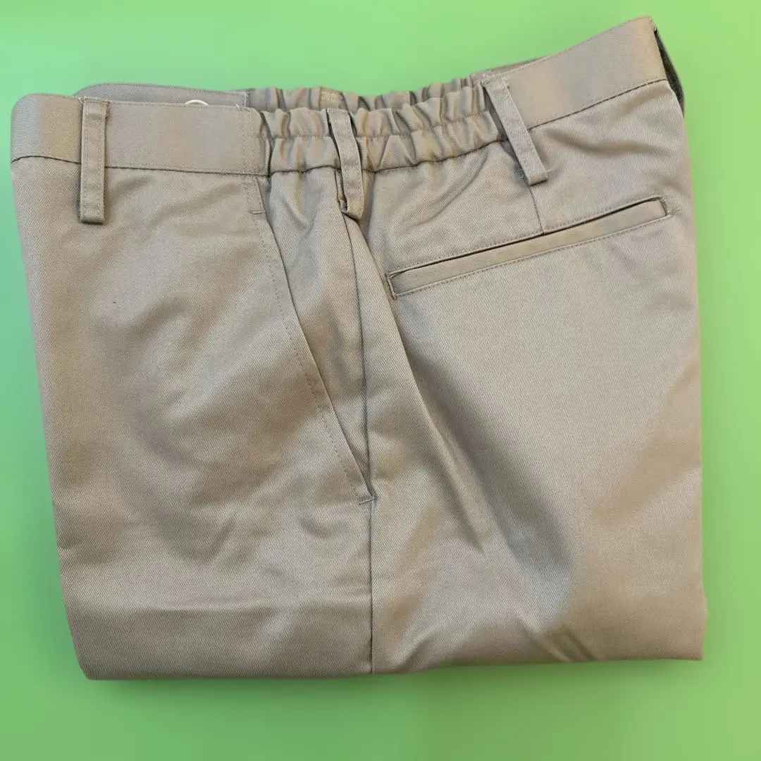 Thumbnail of Beige Chinos, Size L, Elastic Waist, Medical Uniform