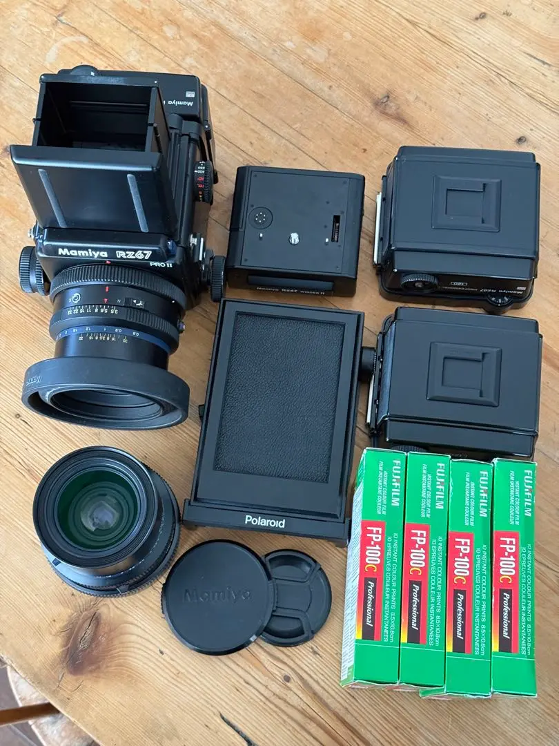 Mamiya RZ67 PRO II D ＆ 希少ポラホルダー　セット 2025年最新】Yahoo!オークション -rz67 ポラロイドの中古品