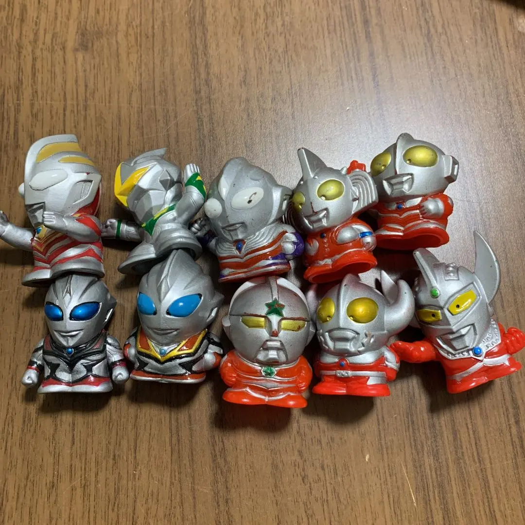 Thumbnail of Ultraman, Ultraman Series, 10 Sofubi Figures, Finger Puppets, Bulk Sale