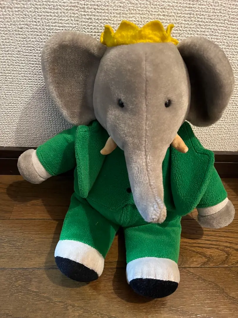 【廃盤品】象のババール ぬいぐるみ ペアセット 廃盤品】象のババール ぬいぐるみ ペアセット