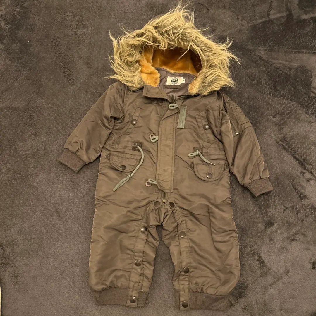 GASBAG ガスバッグ　ロンパース　刺繍 gasbag ガスバッグ スカオール スカジャンカバーオール ロンパース和柄