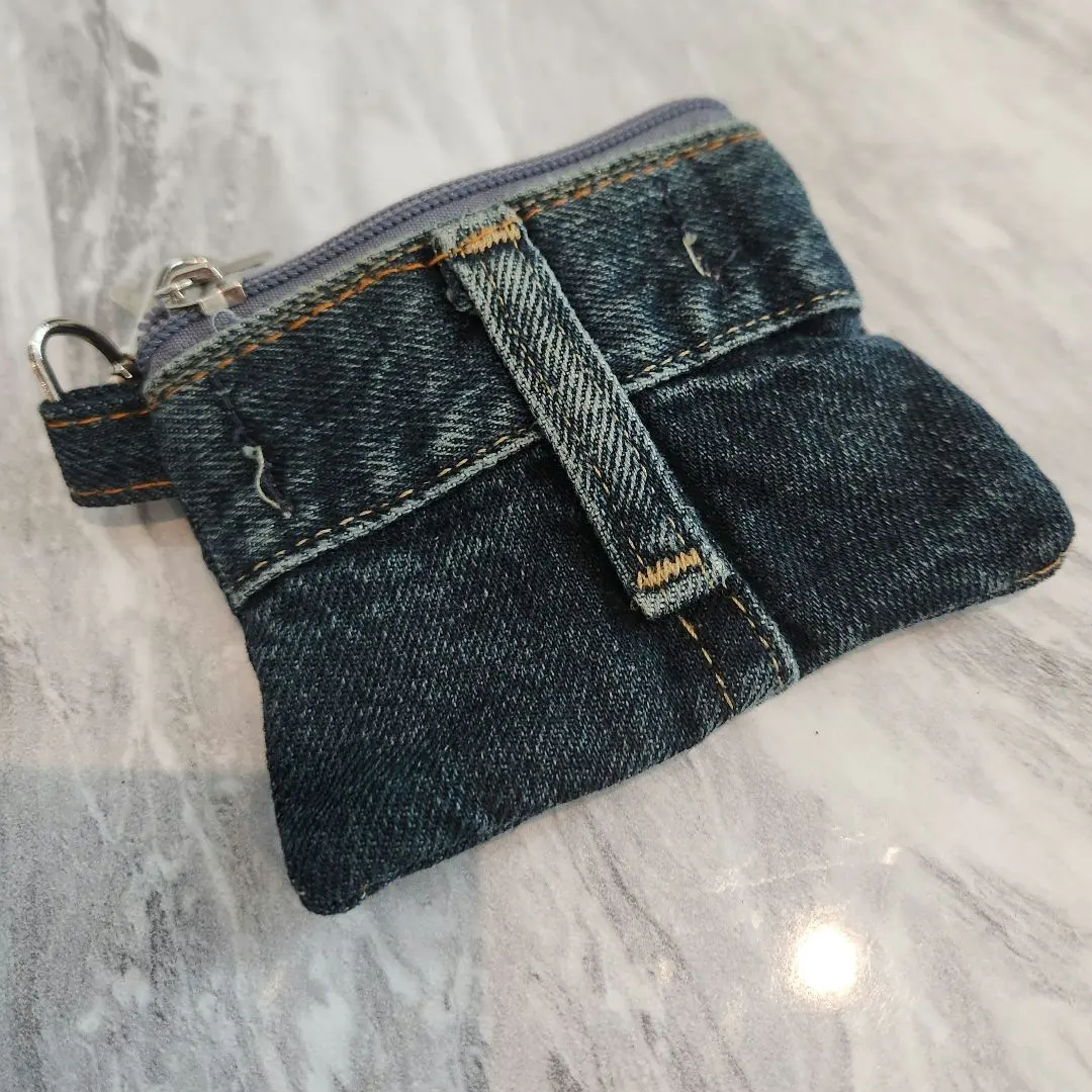 Thumbnail of Denim Remake Pouch Case Unused Keychain Vintage Clothing