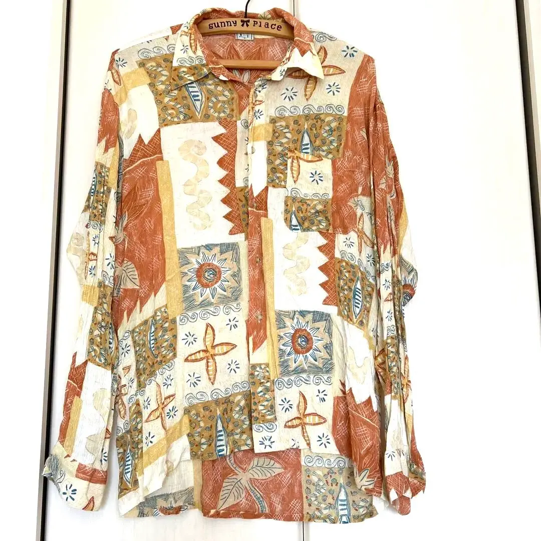 Thumbnail of CAAN DE PARIS Brown Pattern Blouse M