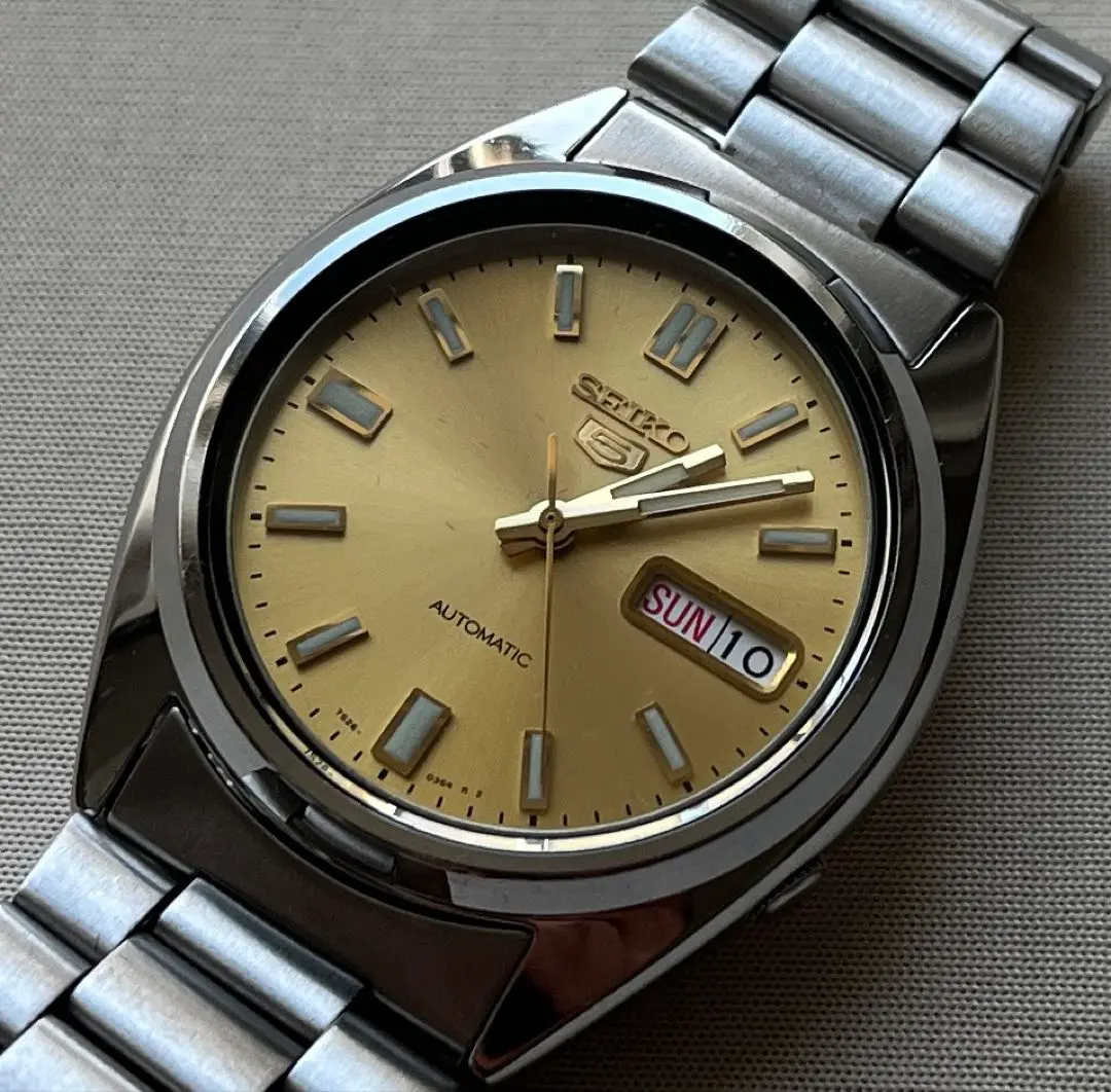 SEIKO5 稼働美品　7S26-3040 Seiko 5 Automatic 7S26-3040 Military Dial Vintage Men's