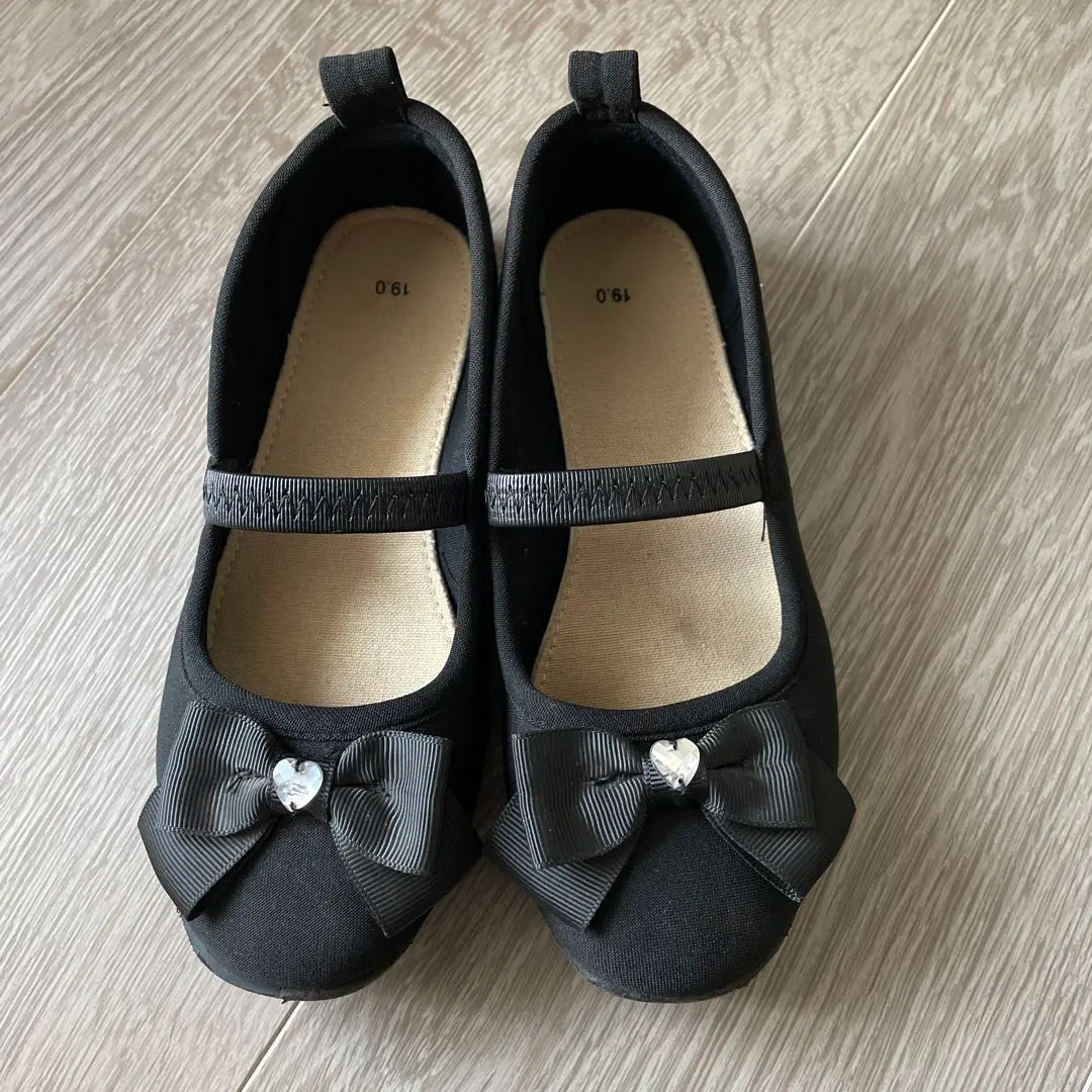Thumbnail of Black Formal Shoes with Ribbon 19.0cm