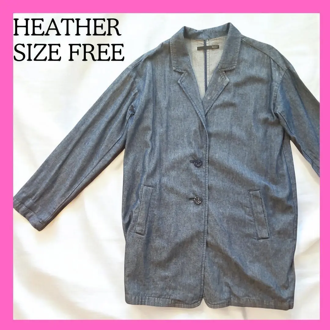 Heather デニムジャケット Heather デニムジャケット