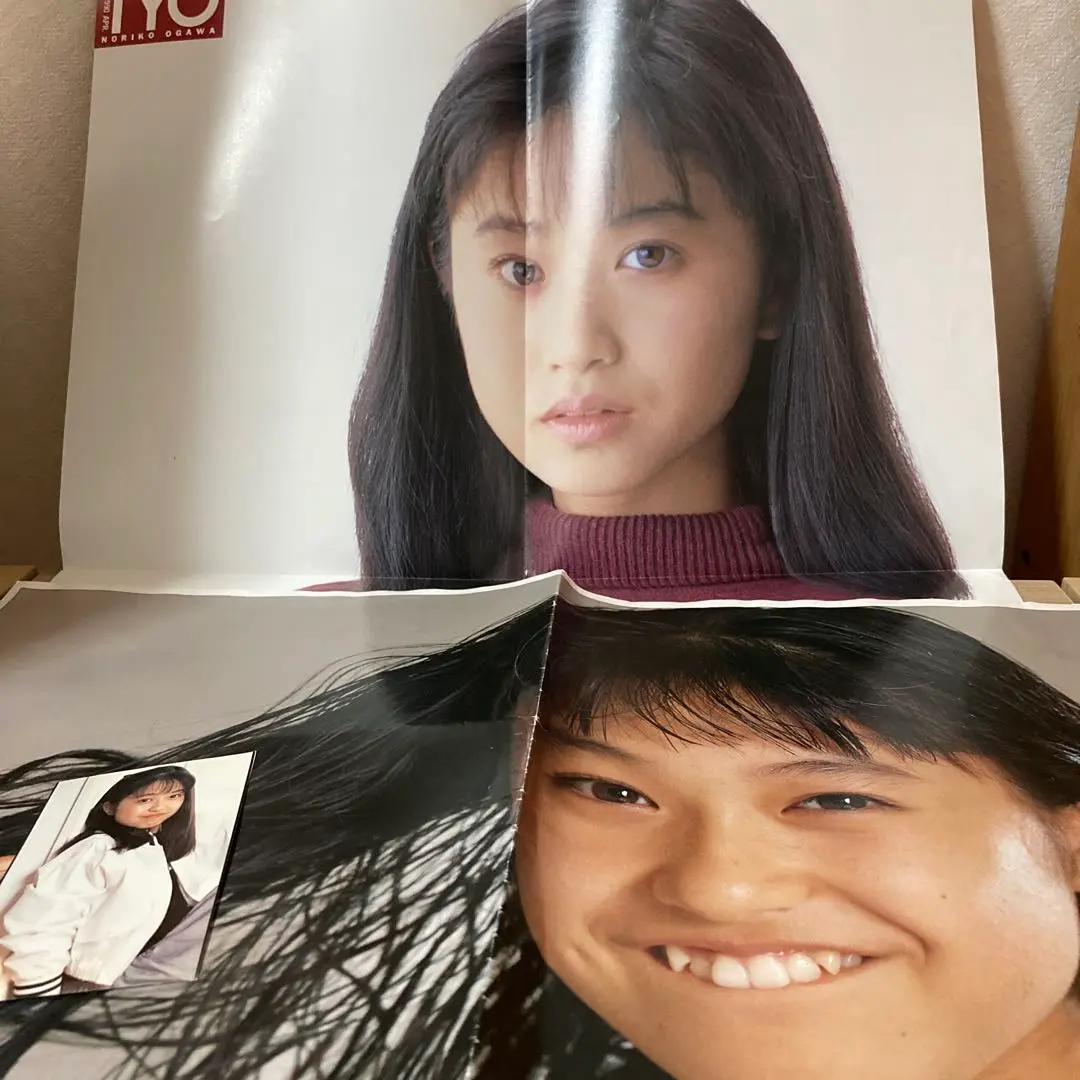 小川範子／新品 特典ポスター 当時物 送料込み 店舗保管品 小川範子／新品 特典ポスター 当時物 送料込み 店舗保管品（小川