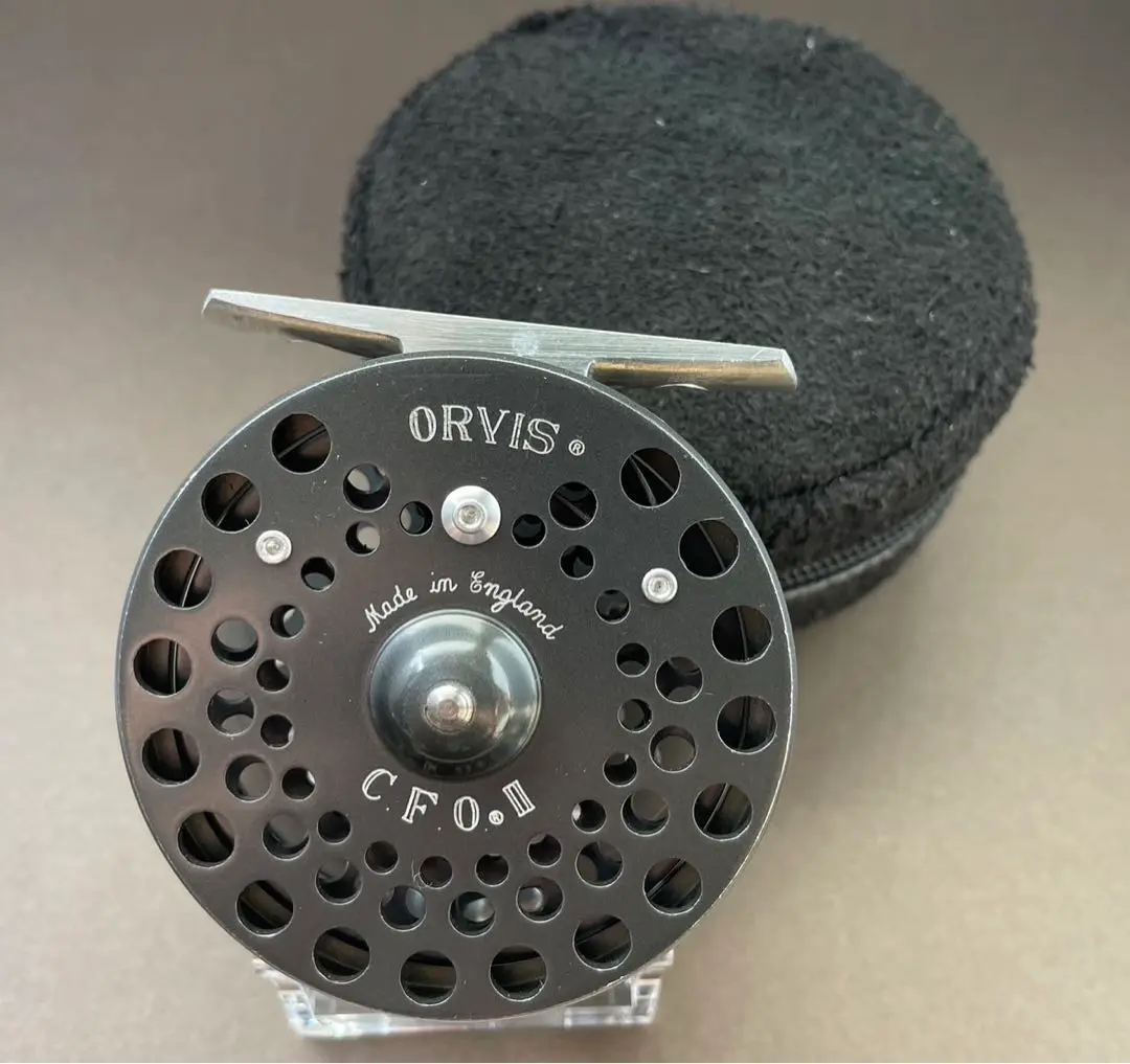 orvis cfoⅡ フライフィッシング　フライリール　純正ポーチ付き Orvis C.F.O.II Fly Reel with Case Mint オービス CFO2