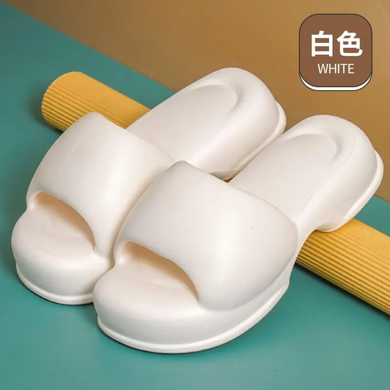 Thumbnail of 【81021036】Platform Slippers Thick Sandals Outdoor White