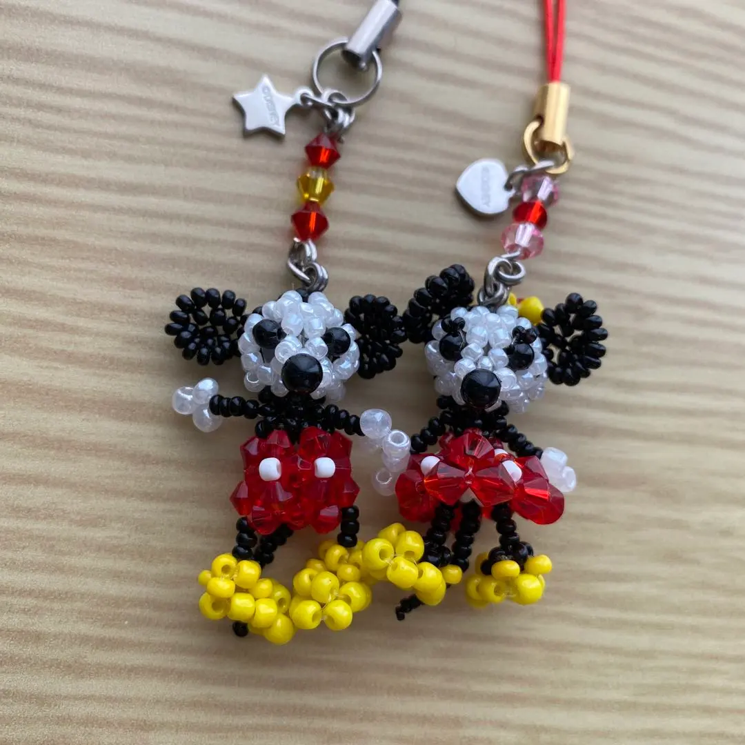 Thumbnail of Disney Mickey & Minnie Bead Strap Set of 2