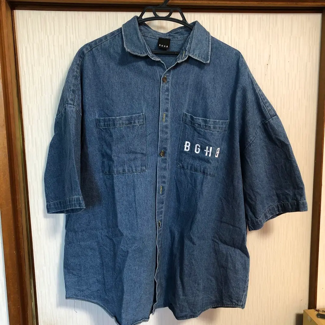 ★ビッグシルエット★ BAGARCH バガーチ 半袖シャツ 黒 グリッド柄 XL 楽天市場】BAGARCH バガーチ SS LACE SHIRTS BH-1710 レース