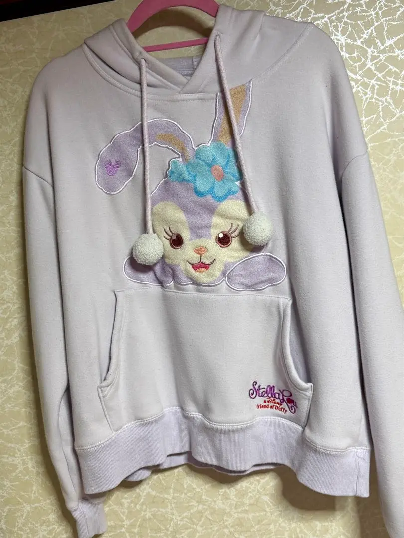 上海ディズニー セール❣️ ダッフィー　ふわふわパーカー 上海ディズニー限定 ダッフィーキッズパーカー 120cm ダッフィー