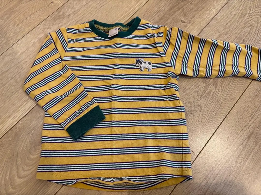 Thumbnail of petit main French Bulldog border cut-and-sew top