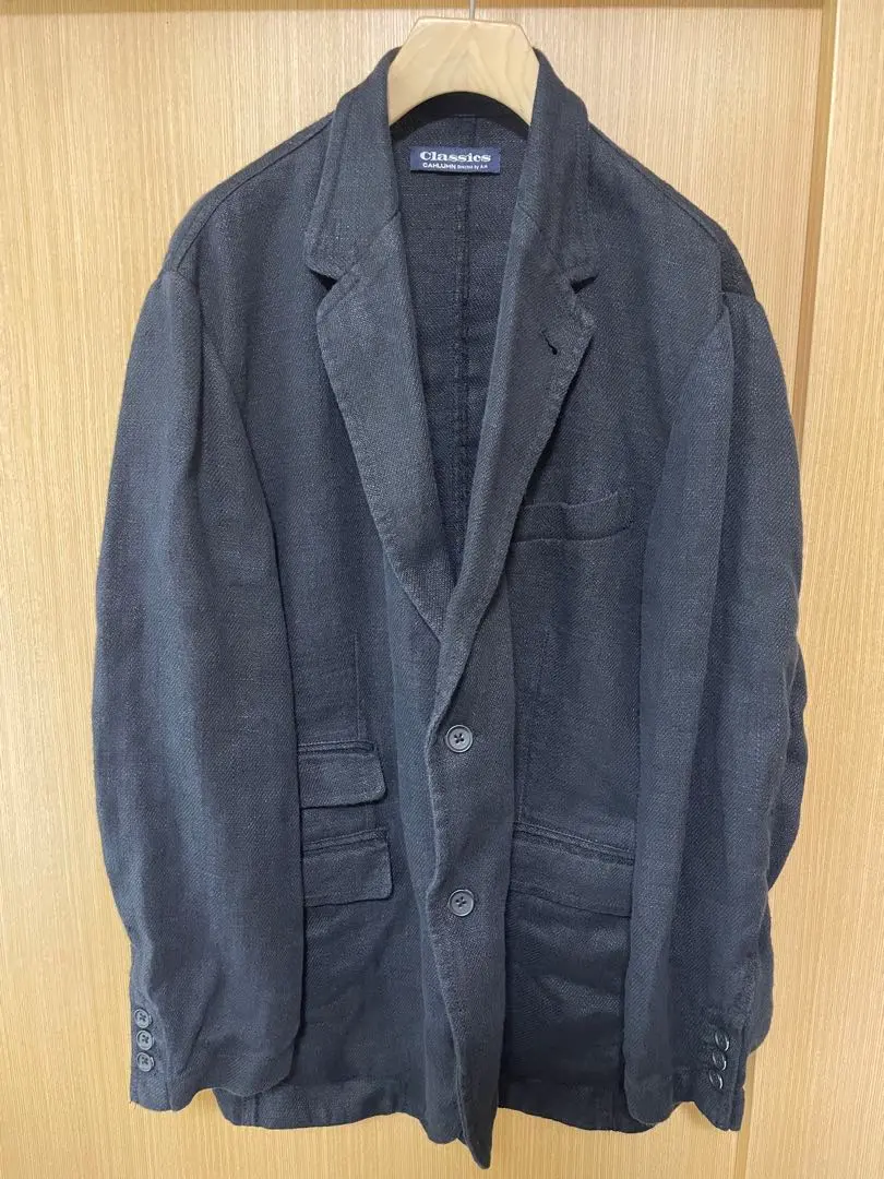 Thumbnail of CAHLUMN Linen Tailored Jacket, L size, Men's, Dark Gray