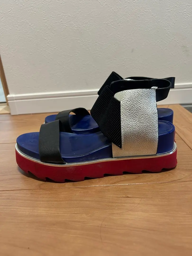 Thumbnail of UNITED NUDE Sandals Blue/Black/Silver/Red