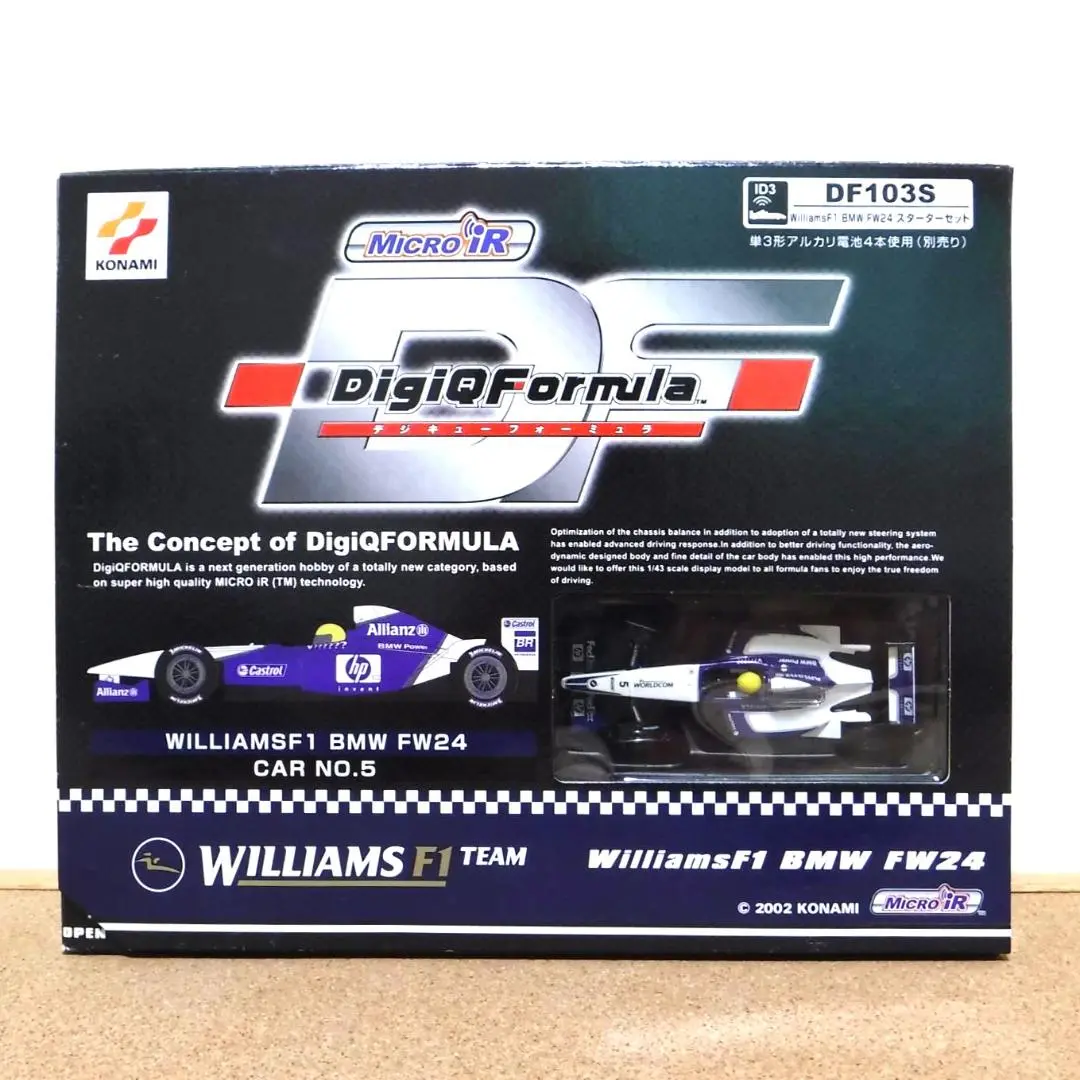 KONAMI 2003 DigiQ Formula Renault F1 デシQ Konami 1/43 scale 2003 DigiQ Formula Renault F1 R23tejiQ