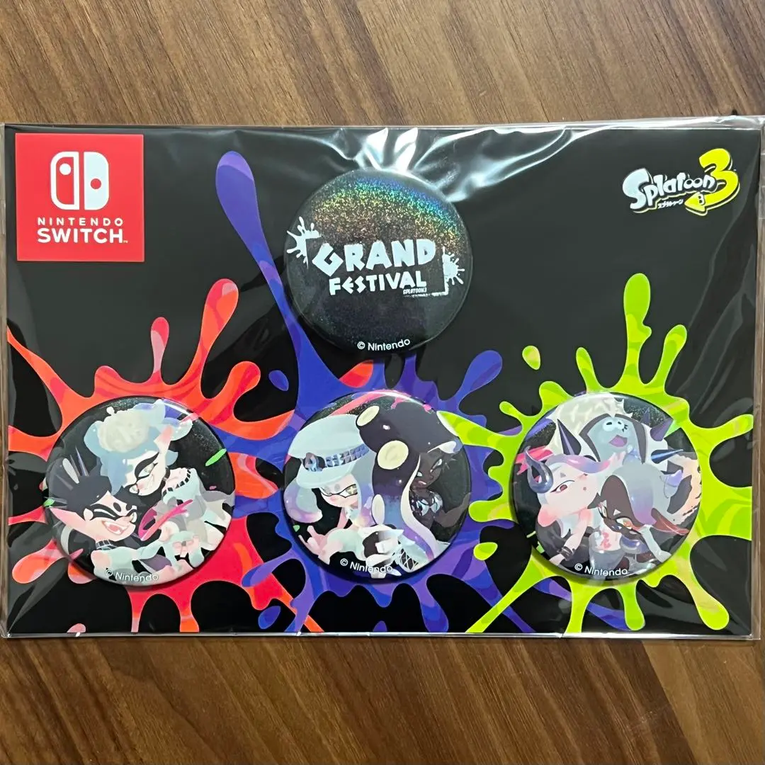 2025年最新】スプラトゥーン3 グランドフェスティバル 缶バッジ
