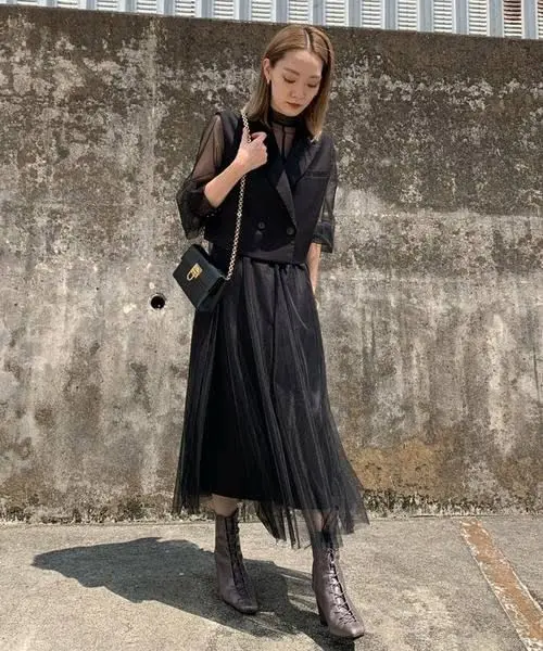 2025年最新】tailored vest set sheer dressの人気アイテム