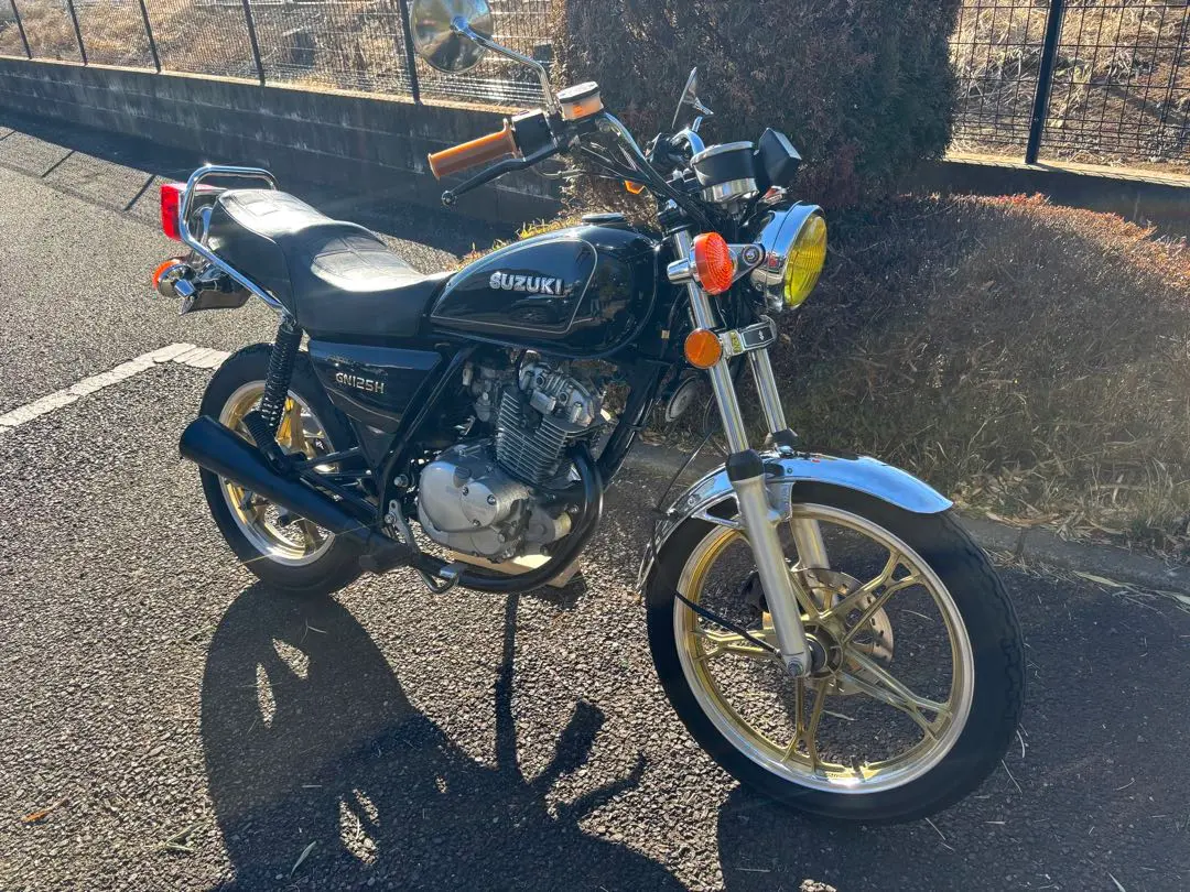 gt380仕様 キャンディブルー GN125H GN125 2F用タンク gt380仕様 キャンディブルー GN125H GN125 2F用タンク