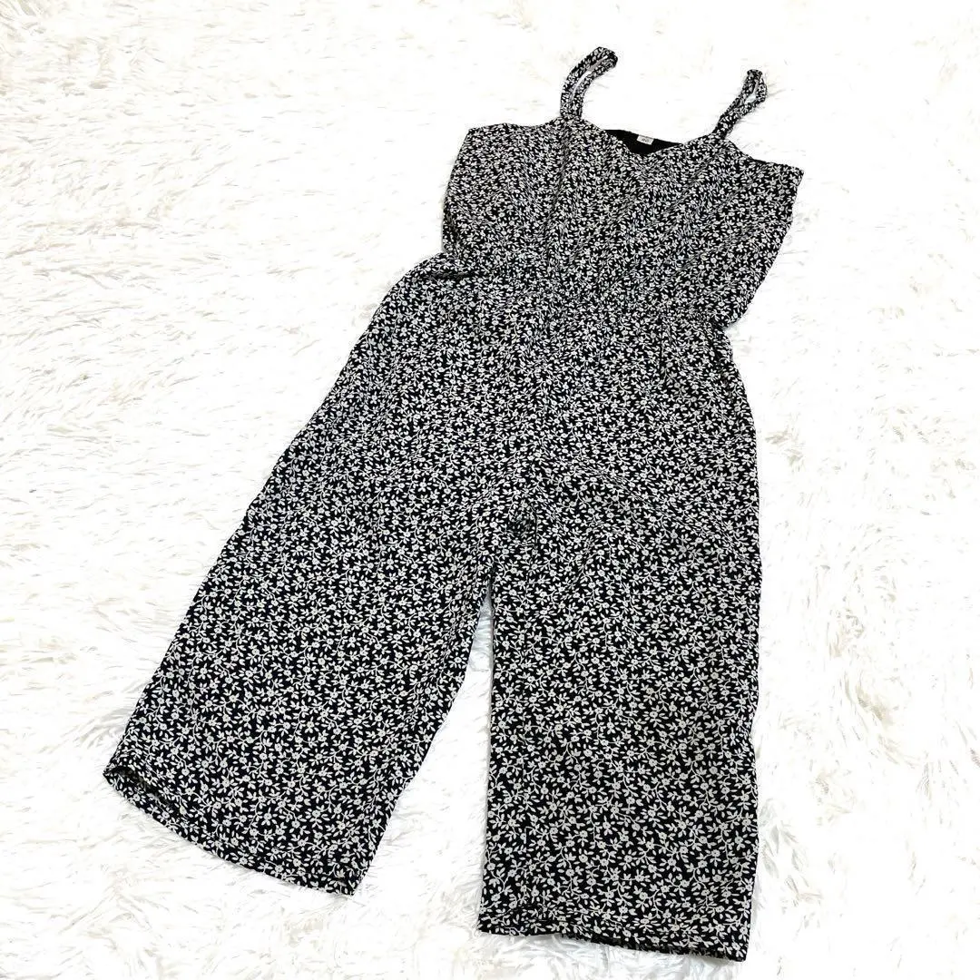 黑白花紋連身褲 90 嬰兒 鬆緊帶腰身 連身衣 的縮圖