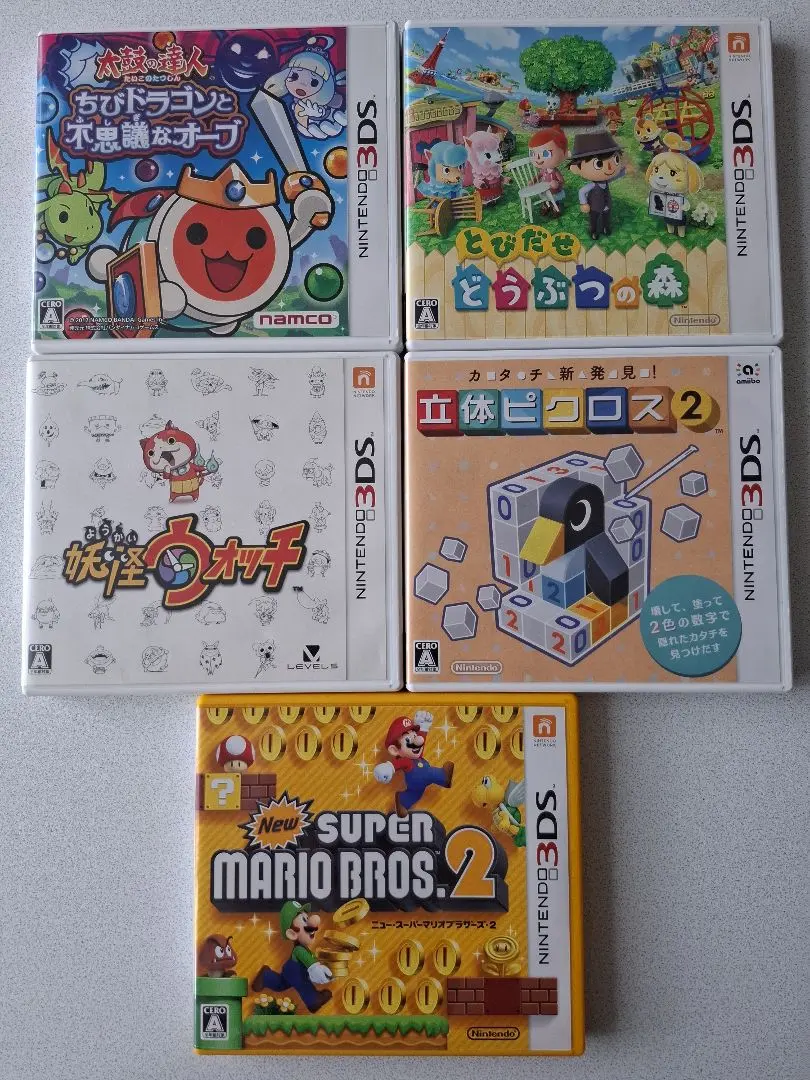 3DS 遊戲軟體 5 件組 的縮圖