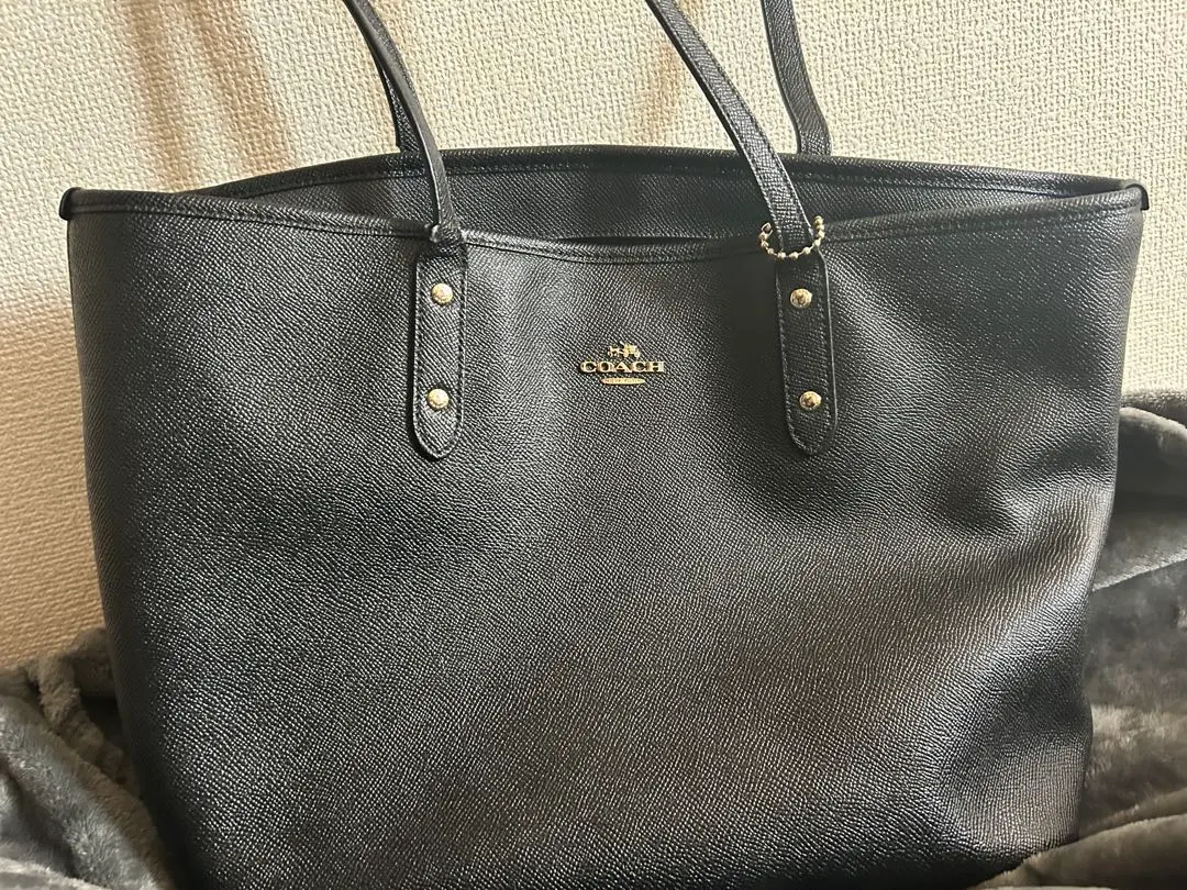 Thumbnail of Coach tote bag shoulder bag A4 black