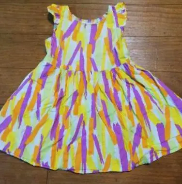 Thumbnail of Striped Frill Dress 100cm