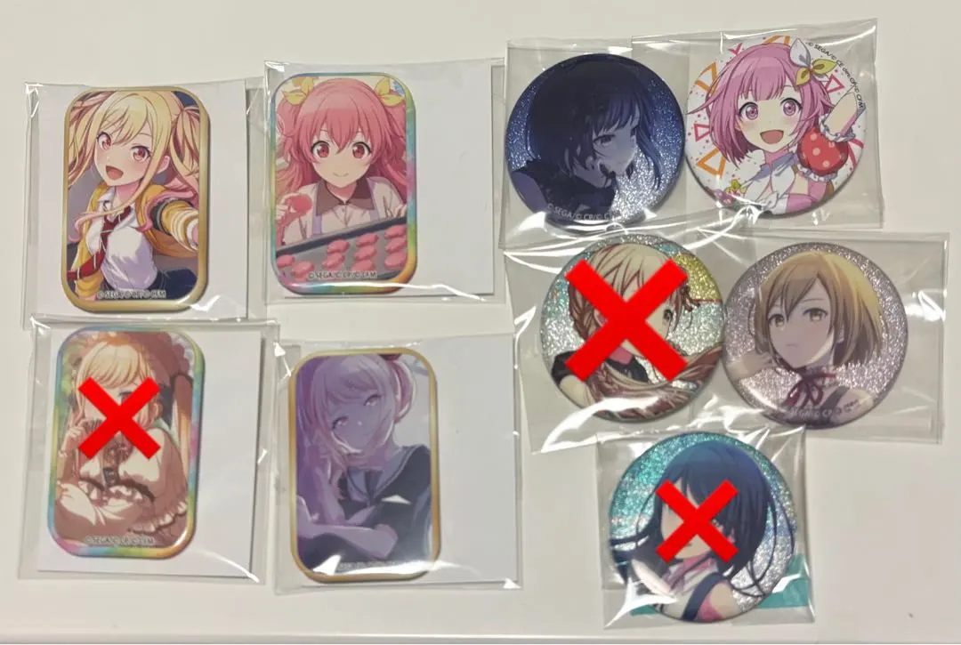 Thumbnail of Project Sekai Glitter Can Badge & Square Badge Collection