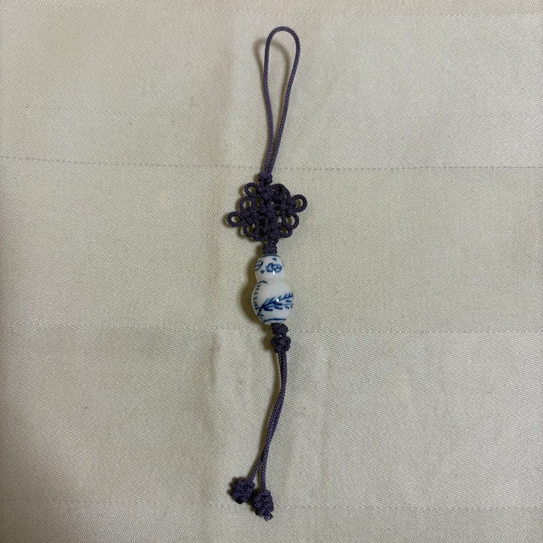 Thumbnail of Strap, Chinese souvenir, purple