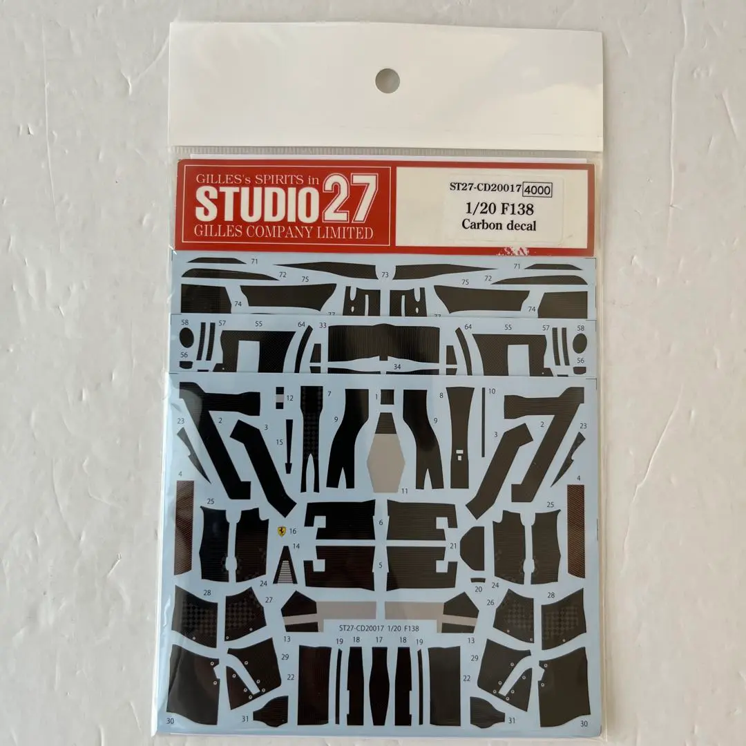 スタジオ27 フェラーリF138 カーボンデカール 未使用品 スタジオ27 フェラーリF138 カーボンデカール 未使用品 - メルカリ