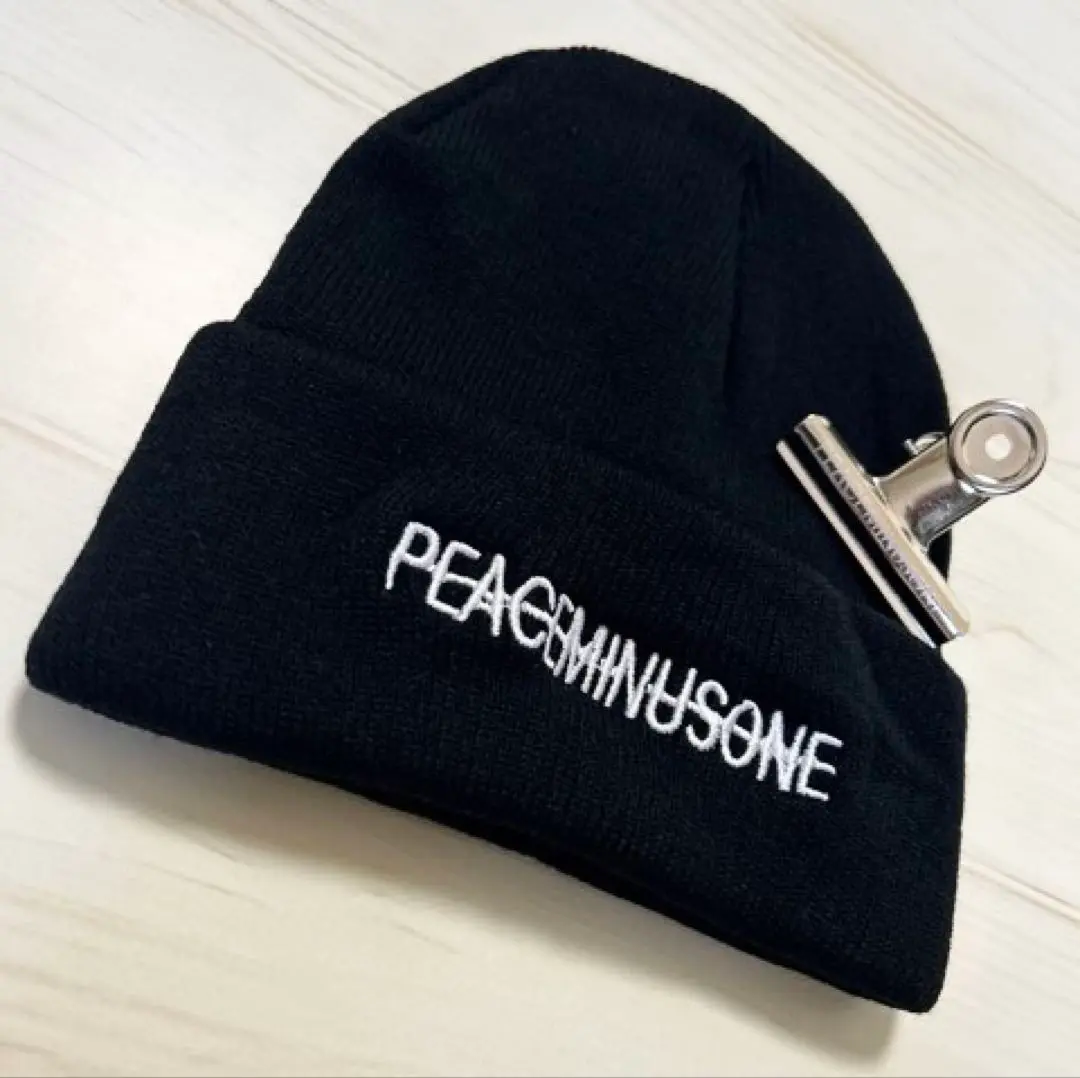 PEACEMINUSONE ブラックニット帽★週末限定価格 2025年最新】peaceminusone ニット帽の人気アイテム - メルカリ