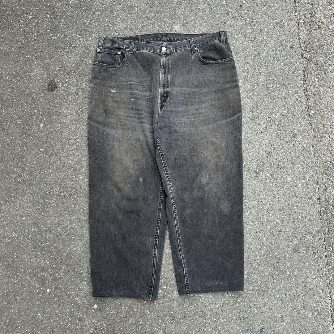 Thumbnail of 90's LEVI'S 560 Black 42x30 "Sun faded"